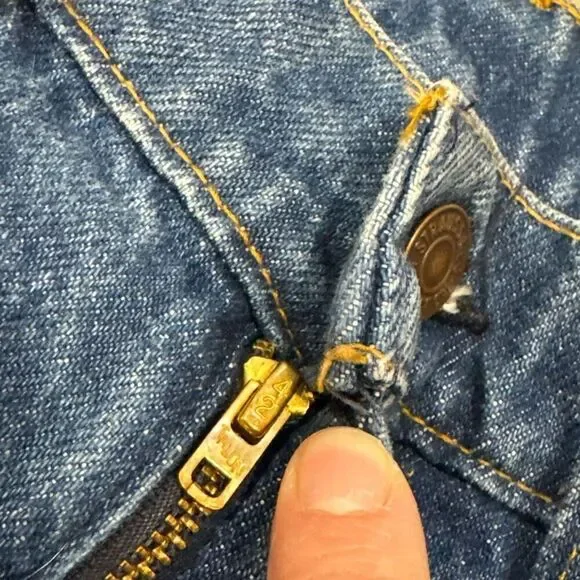 Vintage 1970s Levi’s orange tab bell bottoms - Picture 3 of 10